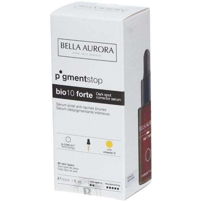 BELLA AURORA PIGMENT STOP BIO 10 FORTE SERUM ECLAT TOUT TYPE DE PEAU 30 ML