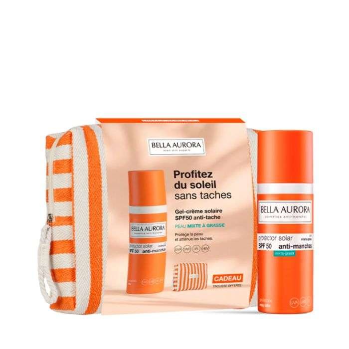 BELLA AURORA ECRAN DEPIGM SPF50 PEAU MIXTE A GRASSE + TROUSSE OFFERTE