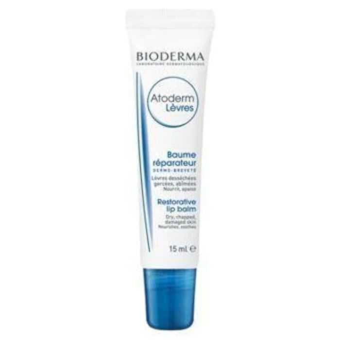 BIODERMA ATODERM BAUME LEVRES 15 ML NOURRIT ET APAISE LES LEVRES GERCEES