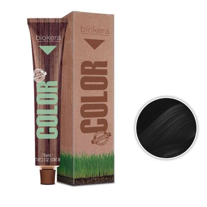 BIOKERA NATURA COLOR N 1 NOIR + CREME OXIDANT