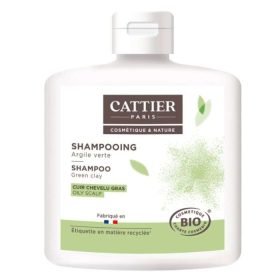 CATTIER SHAMPOOING ARGILE VERTE CUIR CHEVELU GRAS 250 ML