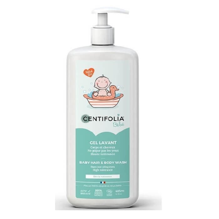 CENTIFOLIA BEBE GEL LAVANT CORPS ET CHEVEUX HAUTE TOLERANCE 485 ML
