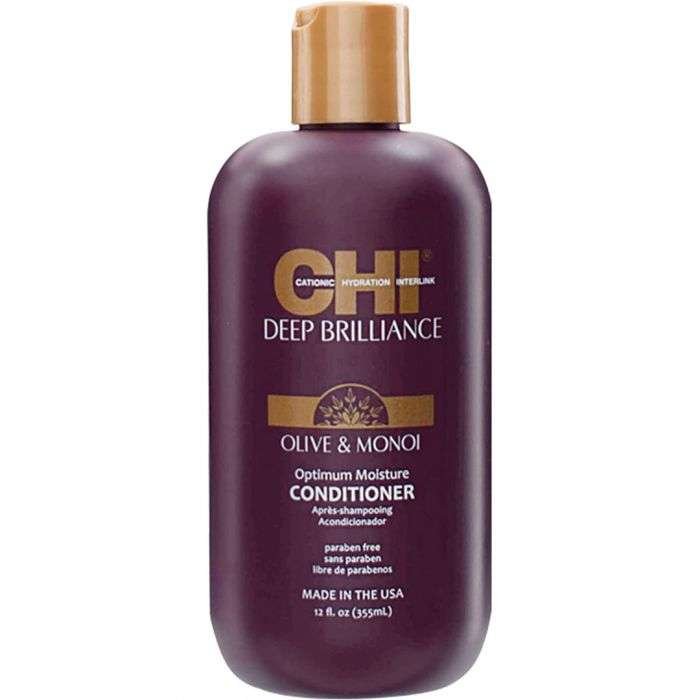CHI DEEP BRILLANCE APRES SHAMPOOING HUILE D'OLIVE ET MONOI 355 ML