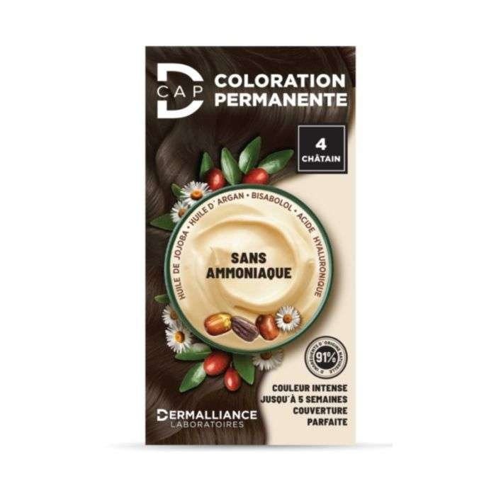D CAP COLORATION PERMANENTE N 4 CHATAIN