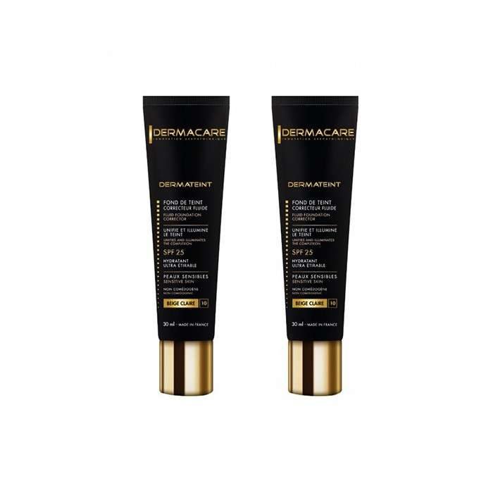 DERMACARE DERMATEINT BEIGE CLAIR N 10 PACK 30 ML