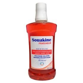 DERMO SOIN SOUAKINE FRAICHEUR BAIN DE BOUCHE 500 ML