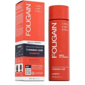 FOLIGAIN SHAMPOING TRIPLE ACTION VOLUMATEUR HOMME 2% TRIOXIDIL 236 ML
