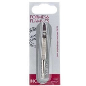 FORMES ET FLAMMES PINCE A EPILER LONGUE MORS BIAIS REF19
