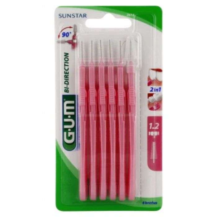 GUM MANCHE PAR 6 UNITES AVEC BROSETTE FINE 1.2 MM REF 2614
