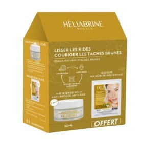 HELIABRINE HELIXIENCE SOIN ANTI TACHES ANTI AGE 50 ML ET MASQUE AU MURIER HELIXIENCE