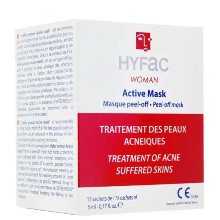 HYFAC FEMMES MASQUE PEEL OFF ANTI IMPERFECTIONS 15 SACHETS 5 ML