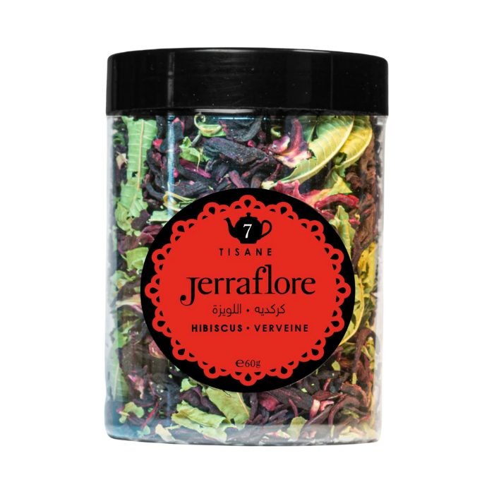 JERRAFLORE TISANE N 7 HIBISCUS VERVEINE 60 G