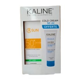 KALINE K SUN SPF50 + INVISIBLE FLUID CREAM ANTI SHINE + COLD CREAM 50 ML OFFERTE
