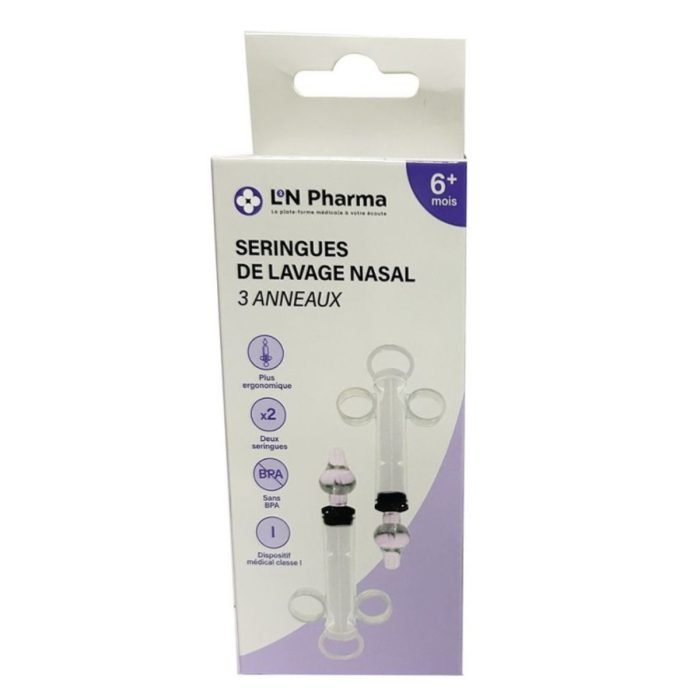 L2N PHARMA SERINGUE DE LAVAGE NASAL 3 ANNEAUX 6 MOIS +