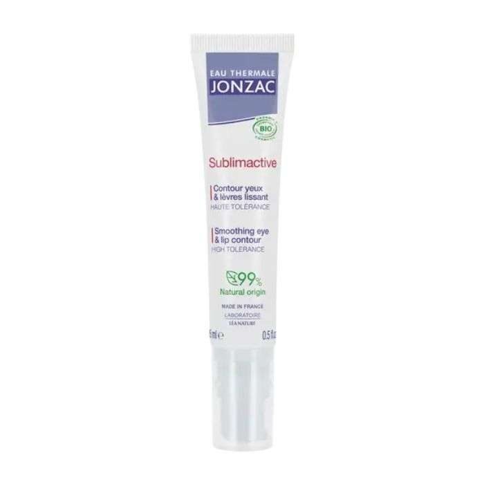 LEA NATURE EAU THERMALE JONZAC SUBLIMACTIVE CONTOUR YEUX ET LEVRES LISSANT 15ML