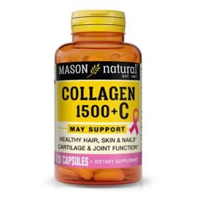 MASON NATURAL HYDROLYZED COLLAGEN 1500 +C 120 CAPSULES