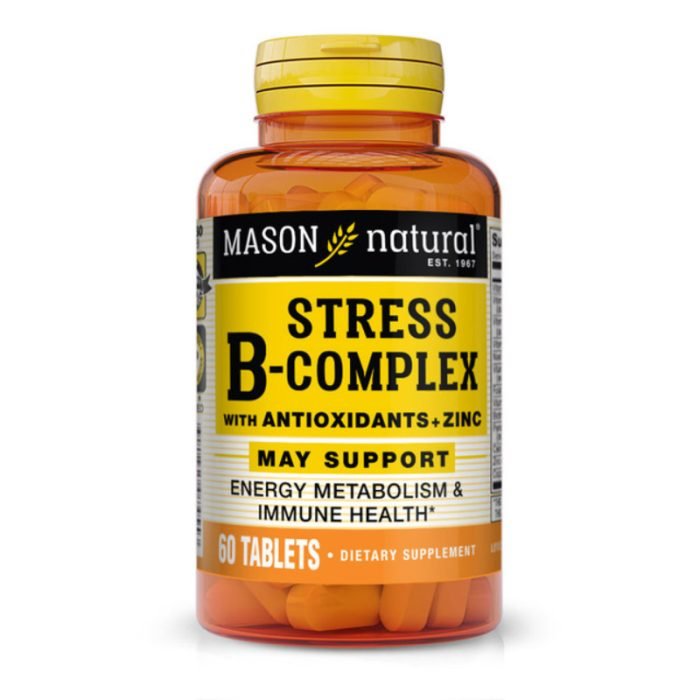 MASON NATURAL STRESS B COMPLEX ANTIOXIDANT PLUS ZINC 60 COMPRIMES
