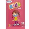 PROTEKT KIDS MASQUE ENFANT 3 COUCHES PLIS 10 MASQUES COVID FILLES
