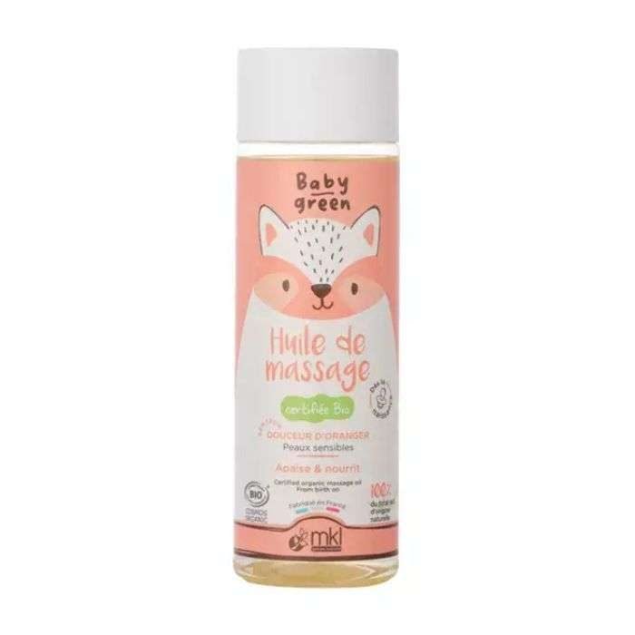 MKL BABY GREEN HUILE DE MASSAGE BIO 100 ML
