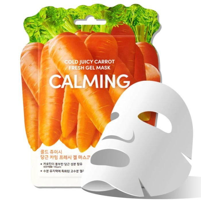 NATURE REPUBLIC COLD JUICE CARROT FRESH GEL MASK CLAMING