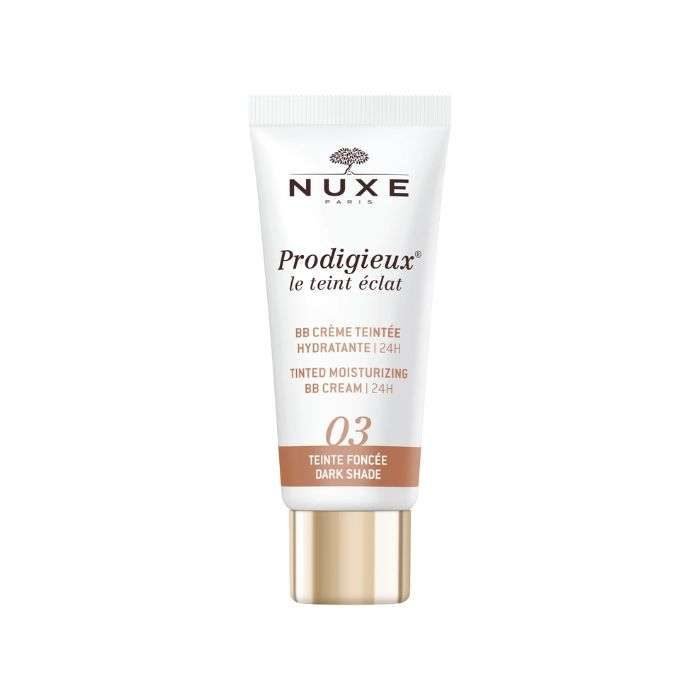NUXE PRODIGIEUX LE TEINT ECLAT 03 BB CREME HYDRATANTE FONCEE 30 ML