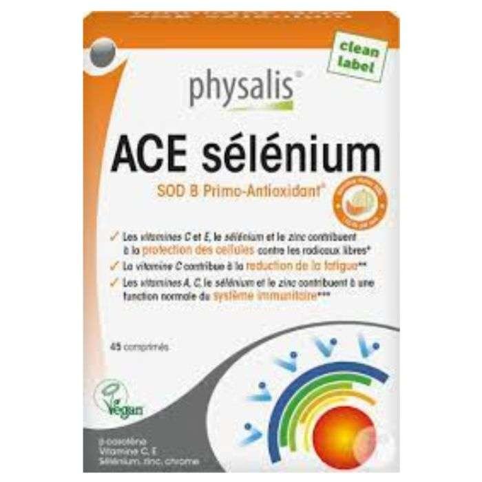 PHYSALIS ACE Selenium 45 comprimes