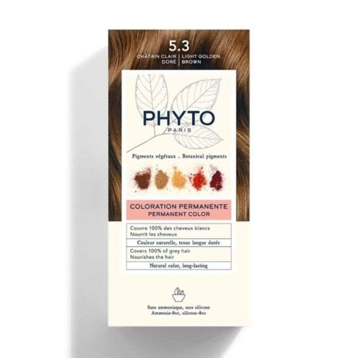 PHYTO COLOR KIT COLORATION 5.3 CHATAIN CLAIR DORE