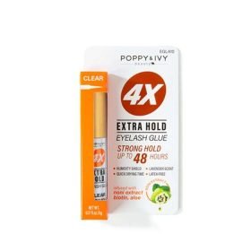 POPPY ET IVY EXTRA HOLD EYELASH GLUE STRONG HOLD 48H CLEAR
