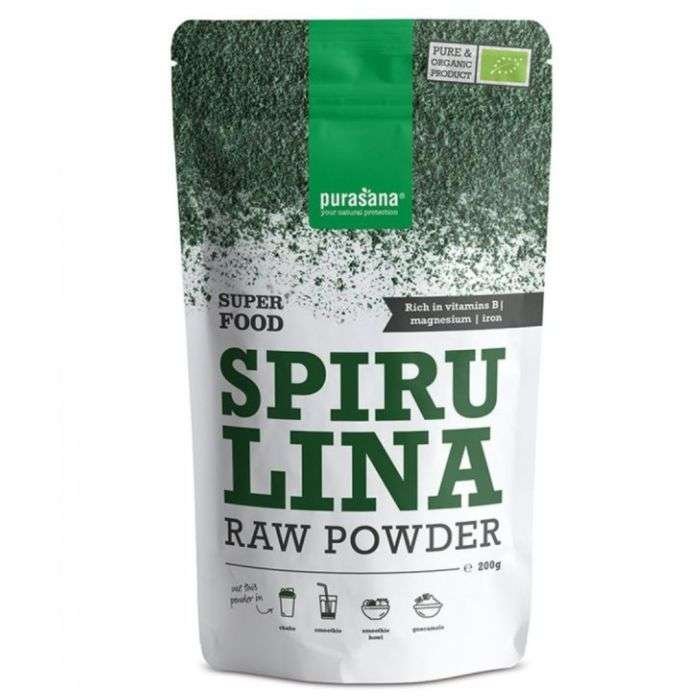 PURASANA SPIRULINA RAW POWDER 200G