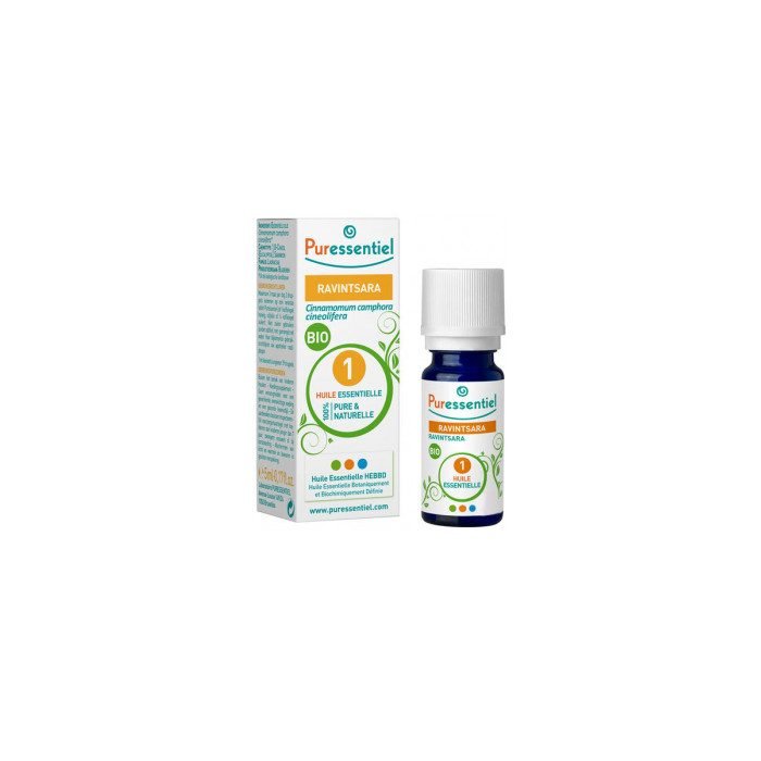 PURESSENTIEL HUILE ESSENTIELLE RAVINTSARA BIO 10 ML
