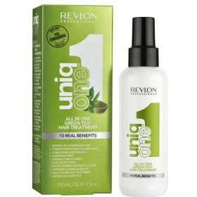REVLON UNIQ ONE TRAITEMENT CAPILLAIRE TOUT EN UN PARFUM THE VERT 150 ML