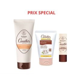 ROGE CAVAILLES PACK GEL DOUCHE SOUVENIR D'ENFANCE 200ML + CREME MAINS DOUCEUR 50ML + BAUME LEVRES GOURMAND
