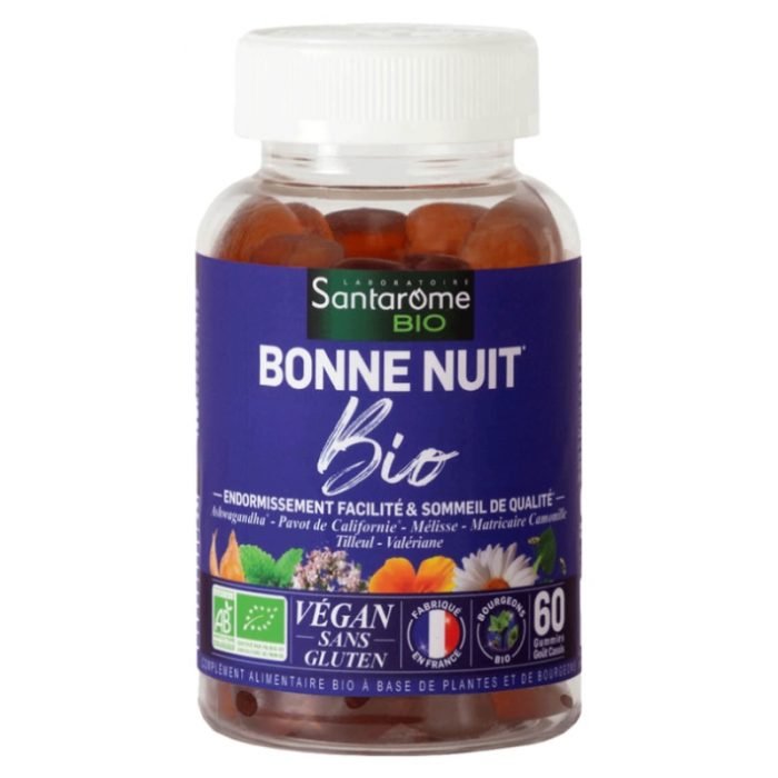 SANTAROME BIO BONNE NUIT SOMMEIL 60 GUMMIES