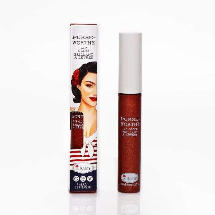 THE BALM PURSE WORTHY BRILLANT A LEVRES SADDLE 7ML