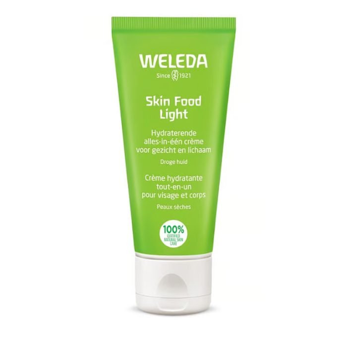 WELEDA SKIN FOOD LIGHT CREME HYDRATANTE TOUT EN UN VISAGE ET CORPS PEAUX SECHES 75 ML