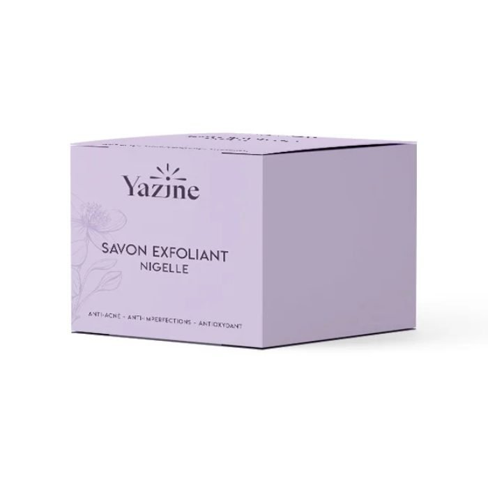 YAZINE SAVON EXFOLIANT A L'HUILE DE NIGELLE 120 GR