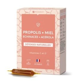 YVES PONROY DEFENSES NATURELLES PROPOLIS MIEL 20 AMPOULES