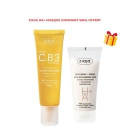 ZIAJA OFFRE C.B 3 NIACINAMIDE SERUM 30ML +HA+ MASQUE GOMMANT 55ML OFFERT